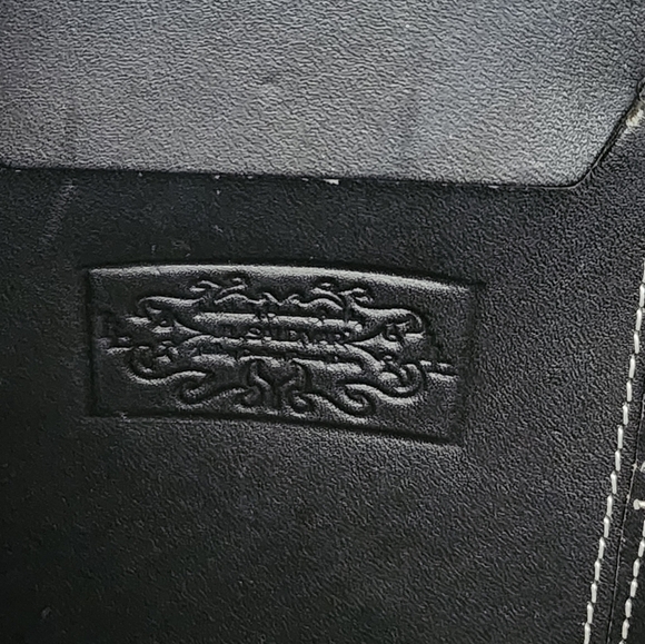 LEADERS IN LEATHER J.L SALDIVAR hobo shoulder bag cream/black cutout - Picture 6 of 6